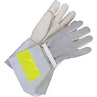 Gants de travail doubl&eacute;s avec poignet de 5", Cuir fleur de vache, Taille 10 Seagulf Marine Industries Inc.