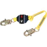Web Shock-Absorbing Lanyard, 2.5', Snap Hook Center, Snap Hook Leg Ends, Polyester Seagulf Marine Industries Inc.
