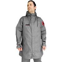 Manteau CoreMAX FR 35" avec capuchon attach&eacute;, Petit, Gris Seagulf Marine Industries Inc.