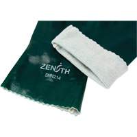 Gants verts &agrave; double enduit, 12" lo, PVC, Doublure en Jersey de coton, 70 mils Seagulf Marine Industries Inc.