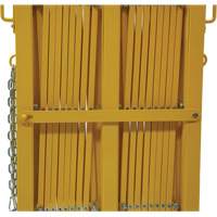 Barri&egrave;re extensible, 84" h x 20' lo, Jaune Seagulf Marine Industries Inc.