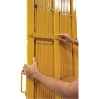Barri&egrave;re extensible, 84" h x 20' lo, Jaune Seagulf Marine Industries Inc.