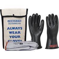 Ensemble de gants en caoutchouc pour l'&eacute;lectricit&eacute; de classe 0, 8, 11" lo, 20 cal/cm², NFPA 70E Seagulf Marine Industries Inc.