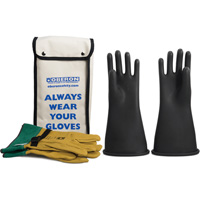 Ensemble de gants en caoutchouc pour l'&eacute;lectricit&eacute; de classe 2, 9, 14" lo, 37 cal/cm², NFPA 70E Seagulf Marine Industries Inc.