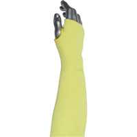 Kut Gard&reg; 2-Ply Cut-Resistant Sleeve with Thumb Hole, Aramid/ATA&reg;, 10", ASTM ANSI Level A6, Yellow Seagulf Marine Industries Inc.