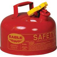 Safety Can for Flammables, Type I, Galvanized Steel, 2 US gal., Red, FM Approved/UL/ULC Listed Seagulf Marine Industries Inc.