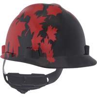 Specialty V-Gard&reg; Hard Hat, Ratchet Suspension, Black/Red Seagulf Marine Industries Inc.