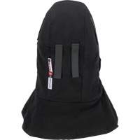 Doublure matelass&eacute;e ignifug&eacute;e Pioneer 765A pour casque de s&eacute;curit&eacute; avec un long cou et embout buccal amovible, Noir/Gris, Coton/FR-Tech/Modacrylique/Nylon Seagulf Marine Industries Inc.