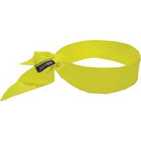 Bandeau de refroidissement Chill-Its 6702 avec polym&egrave;res int&eacute;gr&eacute;s et fermeture &agrave; nouer, Jaune lime haute visibilit&eacute; Seagulf Marine Industries Inc.