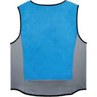 Chill-Its 6667 Wet Evaporative Cooling Vest with Zipper Closure, Medium, Blue Seagulf Marine Industries Inc.