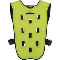 Veste de refroidissement &eacute;vaporatif Chill-Its 6685 avec fermeture &agrave; glissi&egrave;re, T-petit, Jaune lime haute visibilit&eacute; Seagulf Marine Industries Inc.