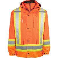 High-Visibility 7-in-1 Jacket, Polyester, High Visibility Orange, X-Small Seagulf Marine Industries Inc.