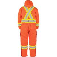 Salopette en canevas doubl&eacute;e haute visibilit&eacute;, Petit, Orange haute visibilit&eacute; Seagulf Marine Industries Inc.