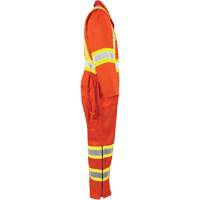 Combinaison non doubl&eacute;e haute visibilit&eacute;, Petit, Orange haute visibilit&eacute; Seagulf Marine Industries Inc.