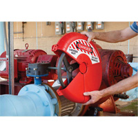 Dispositif de verrouillage coulissant pour vanne &agrave; opercule, Type Volant Seagulf Marine Industries Inc.