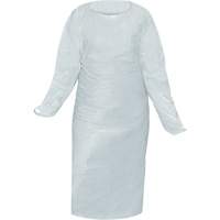 Blouse CoverMe avec passe-pouces, Taille unique, Blanc, Poly&eacute;thyl&egrave;ne Seagulf Marine Industries Inc.