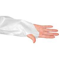 Blouse CoverMe avec passe-pouces, Taille unique, Blanc, Poly&eacute;thyl&egrave;ne Seagulf Marine Industries Inc.