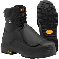 Bottes de travail Vulcan avec protecteur m&eacute;tatarsien &agrave; l'ext&eacute;rieur, Cuir, Taille 5, Imperm&eacute;able Seagulf Marine Industries Inc.