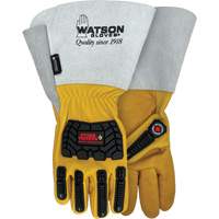 Storm Trooper Water-Resistant Gloves, Small, Cowhide Palm, Gauntlet Cuff Seagulf Marine Industries Inc.