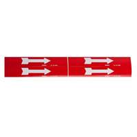 Arrow Pipe Marker, Self-Adhesive, 1-1/8" H x 7" W, Black on Yellow Seagulf Marine Industries Inc.