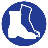 Right to Know Pictogram Labels -Boots, Vinyl, Sheet, 1" L x 1-1/8" W Seagulf Marine Industries Inc.