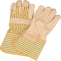 Gants d'ajusteur &agrave; paume s&egrave;che d'usage standard, Grand, Paume en Cuir fleur de vache, Doublure en Coton Seagulf Marine Industries Inc.