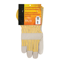 Gants d'ajusteur &agrave; paume s&egrave;che d'usage standard, Grand, Paume en Cuir fleur de vache, Doublure en Coton Seagulf Marine Industries Inc.
