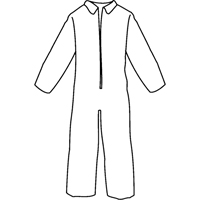 Pyrolon&reg; Plus 2 Disposable FR Coveralls, Small, Blue, FR Treated Fabric Seagulf Marine Industries Inc.