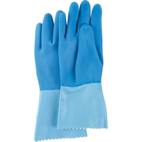 Blue-Grip Heavyweight Gloves, Size 6/Small, 12" L, Rubber Latex, Interlock Inner Lining, 45-mil Seagulf Marine Industries Inc.