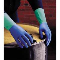 Protector Gloves, Size 6/Small/6.5, 13" L, Nitrile/Rubber Latex, Flock-Lined Inner Lining, 28-mil Seagulf Marine Industries Inc.