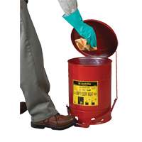 Contenants pour d&eacute;chets huileux, Homologu&eacute; FM/List&eacute; UL, 14 gal. US, Rouge Seagulf Marine Industries Inc.