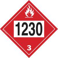 1230 Methanol TDG Placard, Plastic Seagulf Marine Industries Inc.