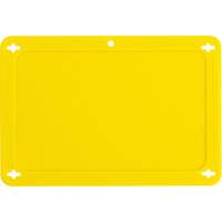 &eacute;tiquette vierge pour vanne, Plastique, 4-3/4" la x 3-1/4" h Seagulf Marine Industries Inc.