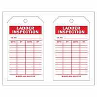 Inspection Record Tags, Polyester, 4" W x 7" H, English Seagulf Marine Industries Inc.