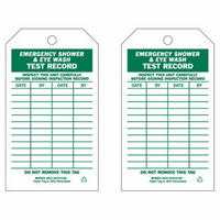 Test Record Inspection Tags, Paper, 4" W x 7" H, English Seagulf Marine Industries Inc.
