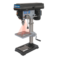 Perceuses &agrave; colonne avec laser, 10", Mandrin 1/2", 3050 tr/min Seagulf Marine Industries Inc.
