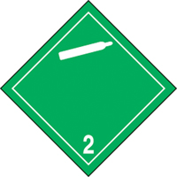 &eacute;tiquettes d'exp&eacute;dition TMD, Classe 2,2, Gaz ininflammables & non-toxiques, Papier Seagulf Marine Industries Inc.