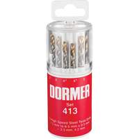 Jobber Drill Bit Set, 13 Pieces, High Speed Steel Seagulf Marine Industries Inc.