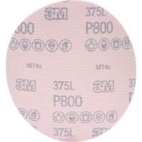 Hookit 375L Film Disc, 6" Dia., P800 Grit, Aluminum Oxide Seagulf Marine Industries Inc.