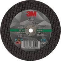 Silver Cut-Off Wheel, 4" x 0.04", 1/4"-28 Arbor, Type 1, Ceramic, 19100 RPM Seagulf Marine Industries Inc.