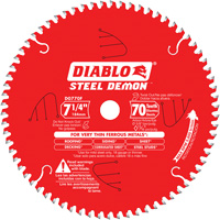 Lame de scie &agrave; d&eacute;couper Steel Demon, 7-1/4", 70 dents, Pour M&eacute;tal Seagulf Marine Industries Inc.