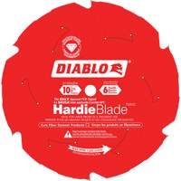 Lame de scie &agrave; d&eacute;couper HardieBlade, 10", 6 dents, Pour B&eacute;ton de fibre Seagulf Marine Industries Inc.