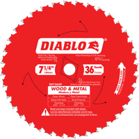 Lame de scie Cermet II Steel Demon, 7-1/4", 36 dents, Pour M&eacute;tal Seagulf Marine Industries Inc.