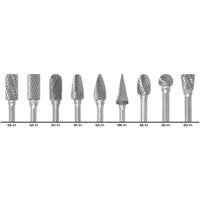 CLE-LINE 1855 Double Cut Carbide Burr Set, 9 Pieces Seagulf Marine Industries Inc.