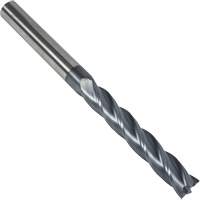 S237 30° Extra Long Square End Mill, 1/8" Dia., 3" L, 4 Flutes, 1/8" Shank, Carbide Seagulf Marine Industries Inc.