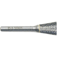 Fraise en forme de c&ocirc;ne invers&eacute;, 3/8" dia., 1/4" Tige, 3/8" Prof. de la coupe Seagulf Marine Industries Inc.