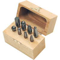 Jeu de fraises au carbure CBK-8 dans un coffret en bois, 8 morcea Seagulf Marine Industries Inc.