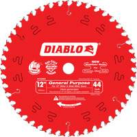Lames de scie - Usage universel, 12", 44 dents, Pour Bois Seagulf Marine Industries Inc.