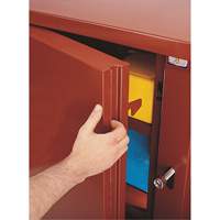 Armoire &agrave; tablettes Jobsite, Acier, 47,5 pi³, Rouge Seagulf Marine Industries Inc.