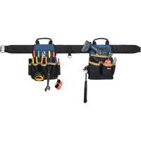 20 Pocket Tool Belt Combo, Polyester, Black Seagulf Marine Industries Inc.